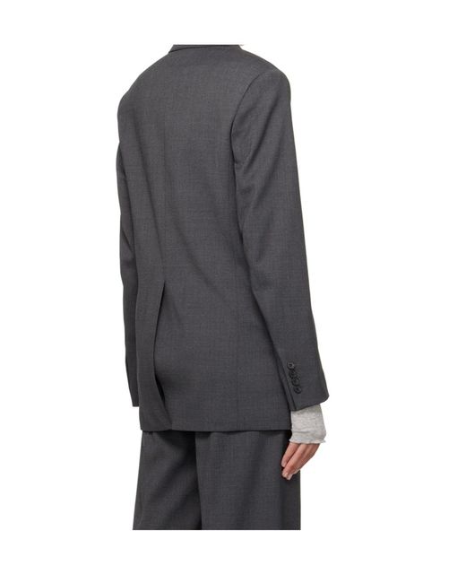 Filippa K Gray Logo Blazer