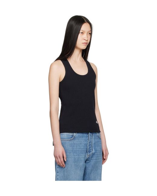 Bottega Veneta Blue Logo Patch Vest