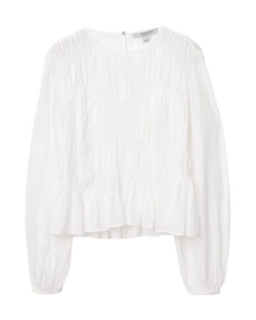 AllSaints White Long-Sleeved Tops
