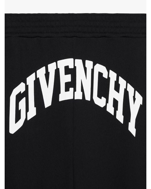 Givenchy Black Logo Printed Joggers for men