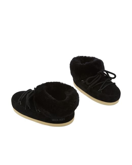 Moon Boot Black Evx Mules