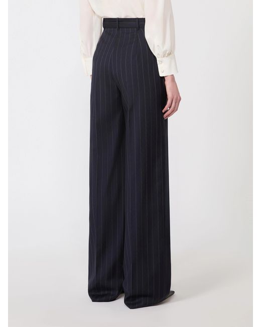 Max Mara Blue Studio Mstenfasi Straight-Leg Pants