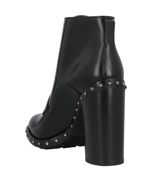 Dolce & Gabbana Black Solid Color Ankle Boots