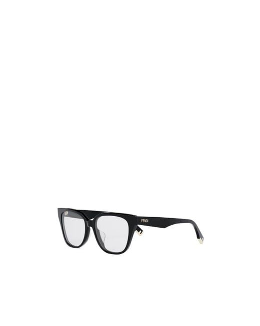 Fendi Metallic Geometric Frame Flat Mirror