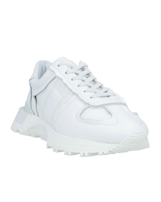 Maison Margiela White Platform Sneakers