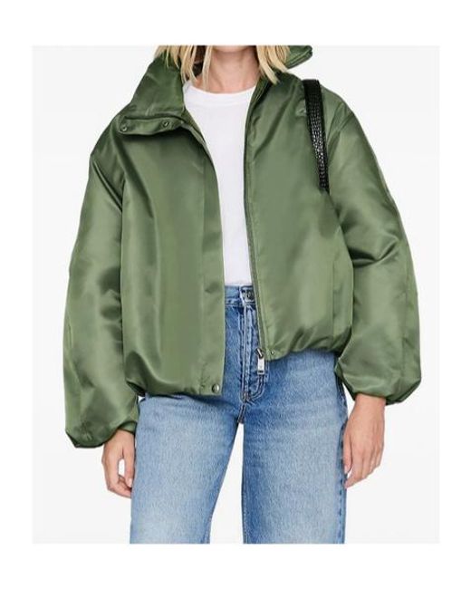 Anine Bing Green Collar Cyrus Jacket