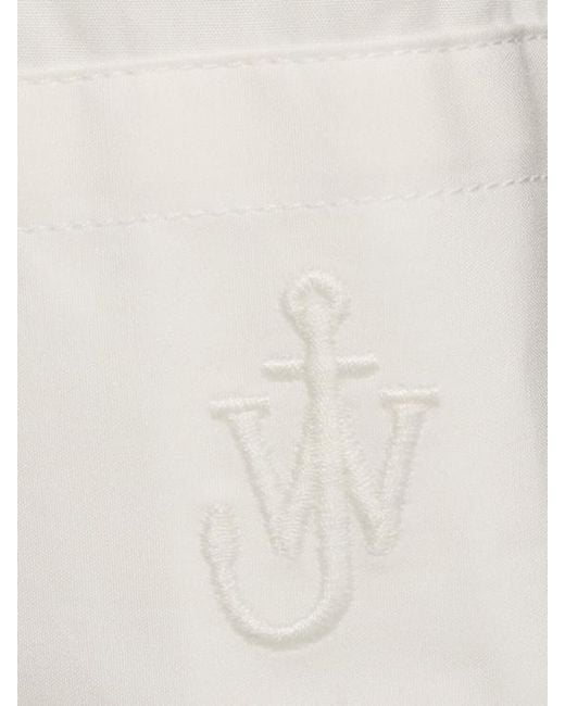 J.W. Anderson White Long-Sleeved Shirt for men
