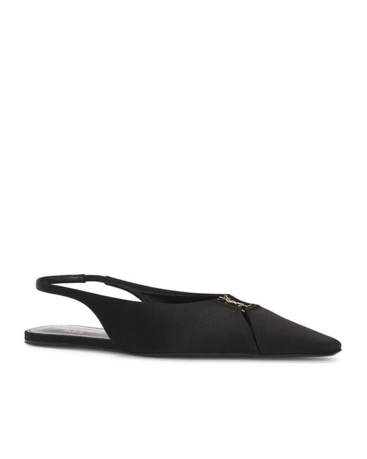Saint Laurent Multicolor Pointed Flat Sandals