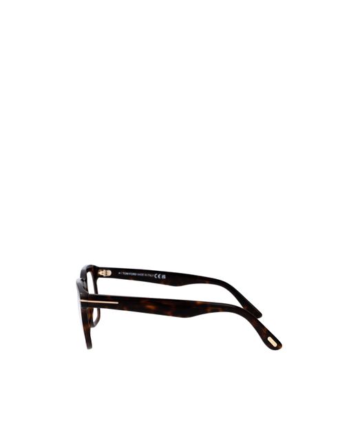 Tom Ford White Eyewear Square Frame Glasses for men