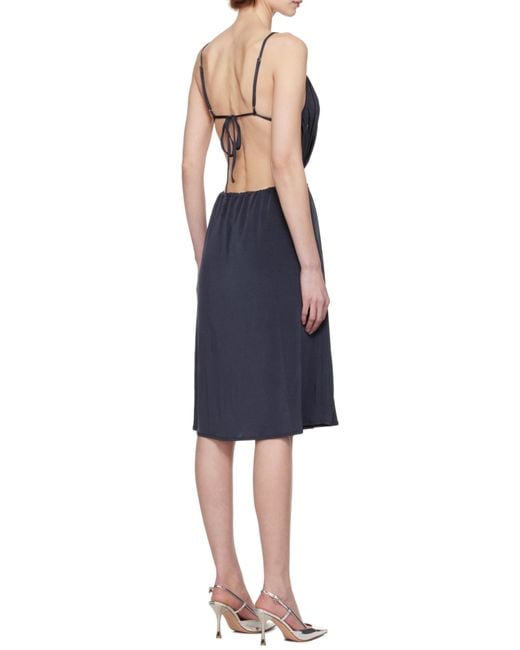 DIESEL Blue D-Showomen Midi Dress
