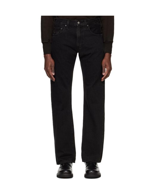 Levi's Black 517 Bootcut Jeans for men