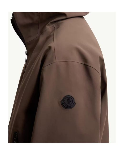 Moncler Brown Marana 3-In-1 Hooded Short Down Jacket for men