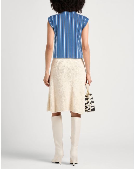 Marni Blue Striped Knitted Top