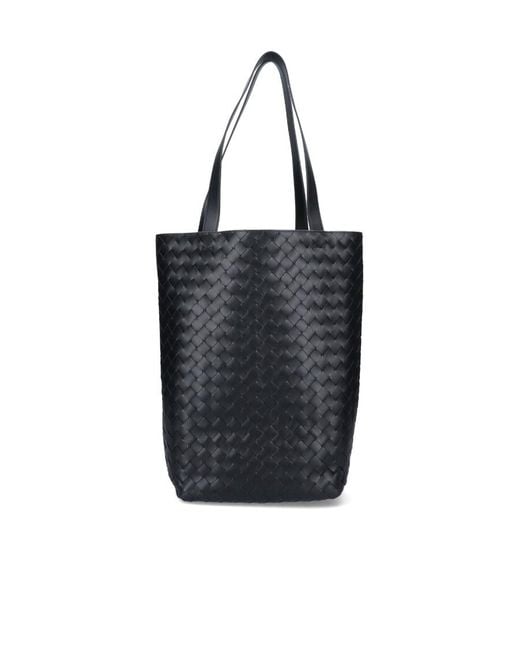Bottega Veneta Black Classic Intrecciato Tote Bag for men