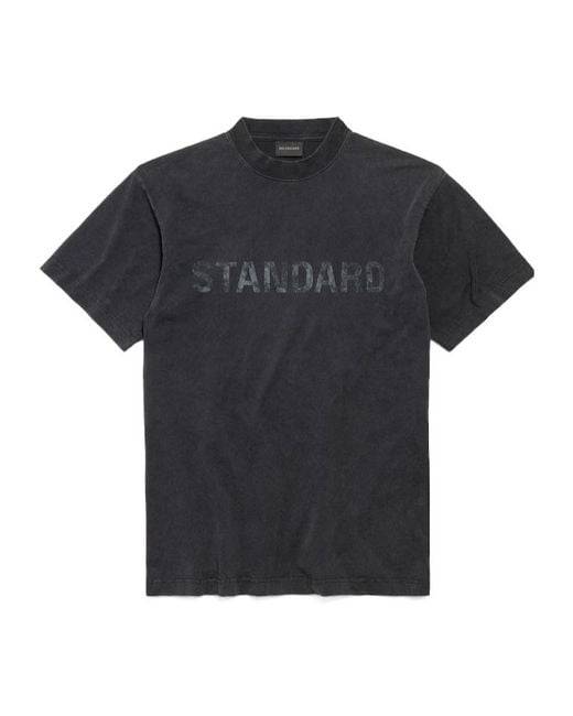 Balenciaga Black Standard T-Shirt for men