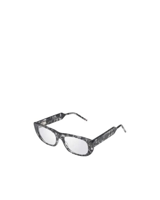 Thom Browne White Logo Flat Mirror for men