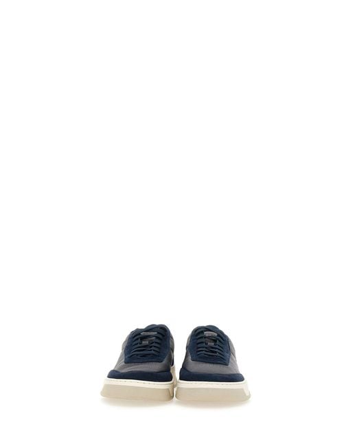 Boss Blue Crew Neck Low Top Casual Shoes for men