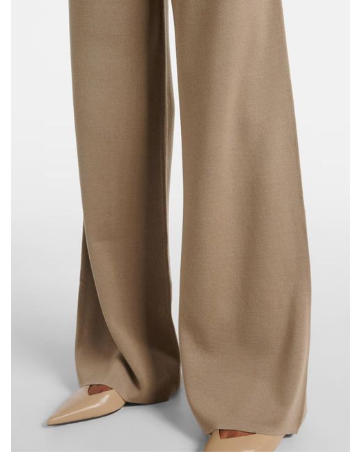 Max Mara Natural Zigote Wide Leg Pants