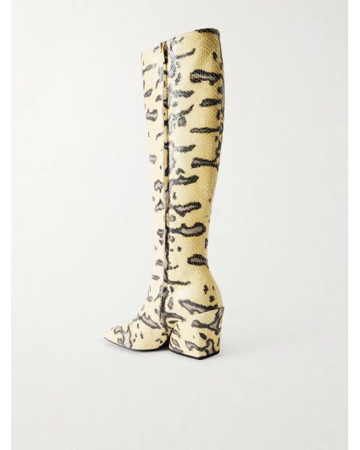 Proenza Schouler Metallic Slant Boots