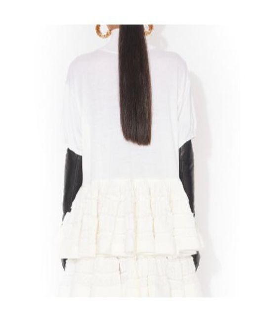 Alaïa White Alaïa Crinoline Top