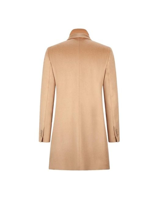 Herno Natural Long-Sleeved Coat for men