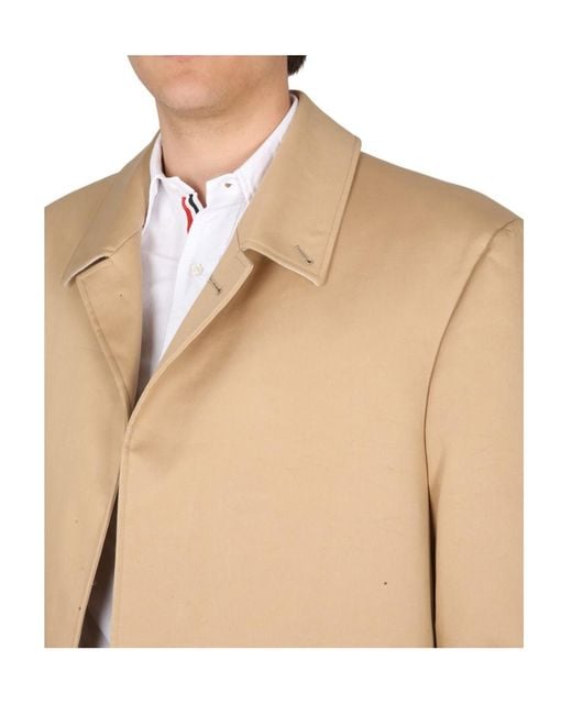 Thom Browne Natural Rwb Stripe Detailed Jacket for men