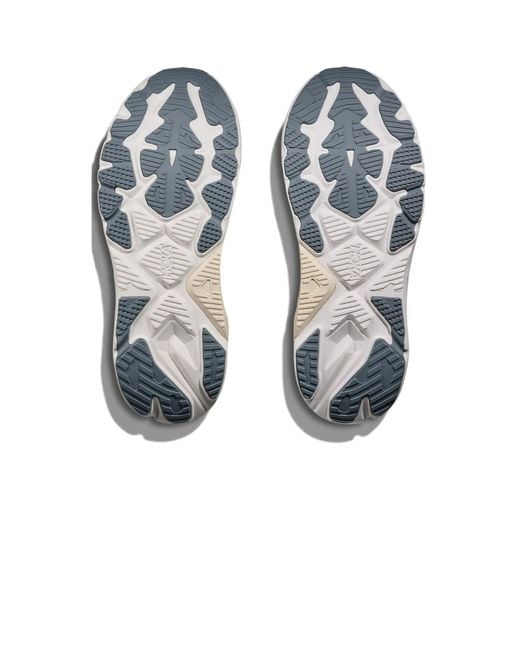 Hoka One One White Arahi 8 Birch Alabaster Sneakers for men