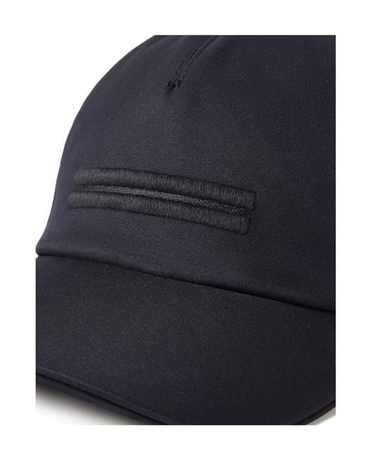 Zegna Blue Logo Baseball Cap for men