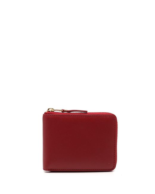 Comme des Garçons Red Zip Around Wallet for men