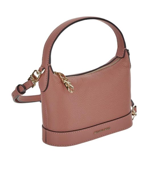 MICHAEL Michael Kors Pink Logo Lettering Shoulder Bag