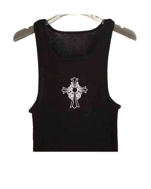 Chrome Hearts Black Cross Vest