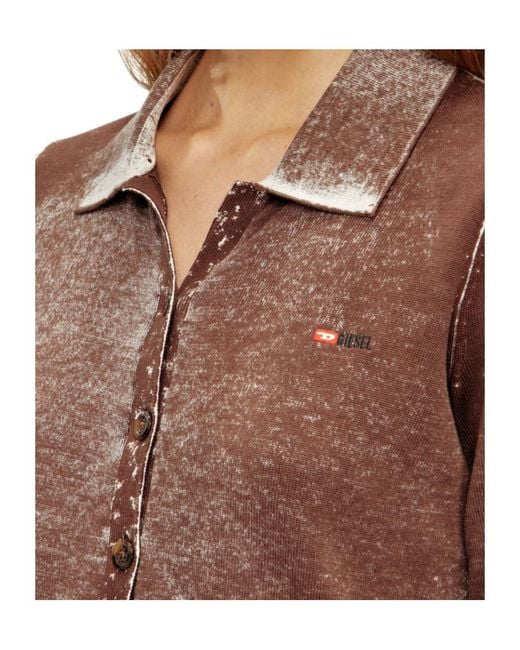 DIESEL Brown M-Loren Cardigan