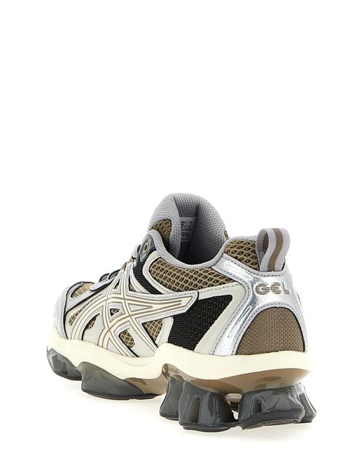 Asics White Gel-Quantum Kinetic Panelled Low-Top Sneakers for men