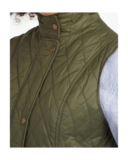 Barbour Green Logo Vest