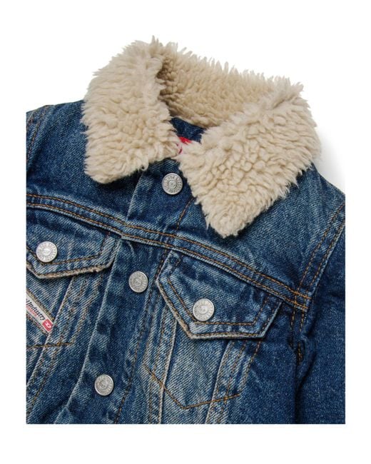 DIESEL Blue Cotton Jacket