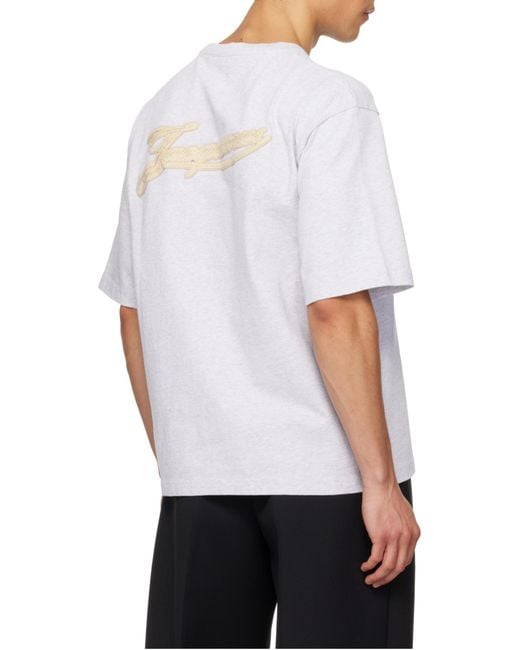 Jacquemus White The Torneo Short-Sleeve T-Shirt for men