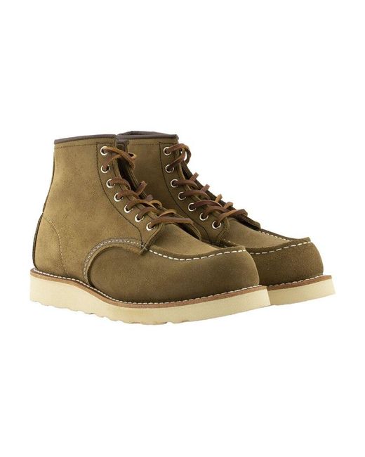 Red Wing Brown Lacing Ankle Boots for men