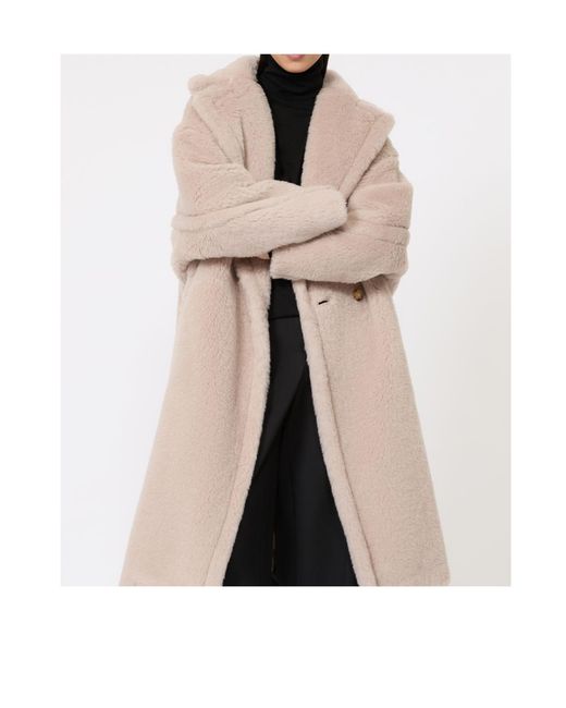 Max Mara Natural Double-Breasted Coat