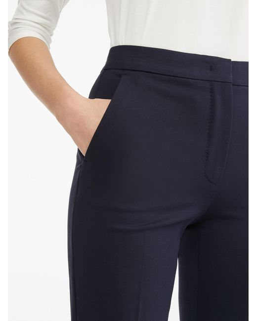 Max Mara Black Pegno Slim-Cut Trousers