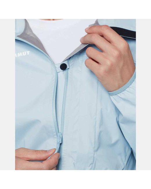 Mammut Blue Ducan Light Hs Hooded Jacket