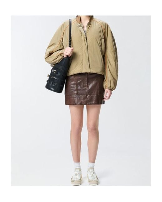 Pinko Natural Padded Bomber Jackte