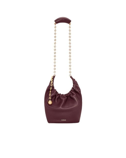 Loewe Purple Small Squeeze Bag