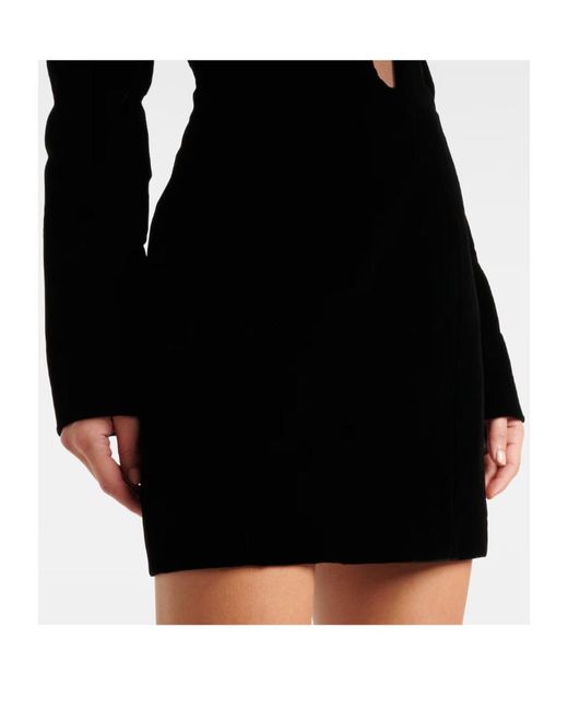Nina Ricci Black Off-Shoulder Corset Dress