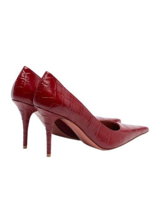 AMINA MUADDI Red Stylish Eye-Catching High Heels