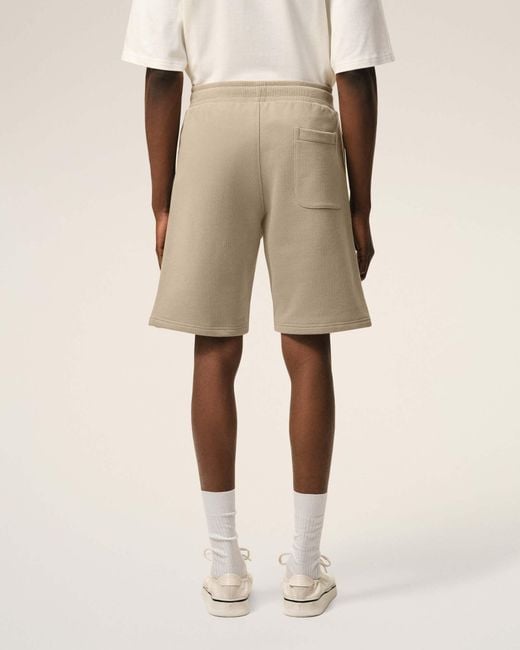 AMI Natural Ami Loose Fit Drawstring Shorts for men