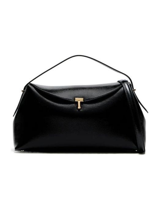 Totême  Black T-Lock Shoulder Bag