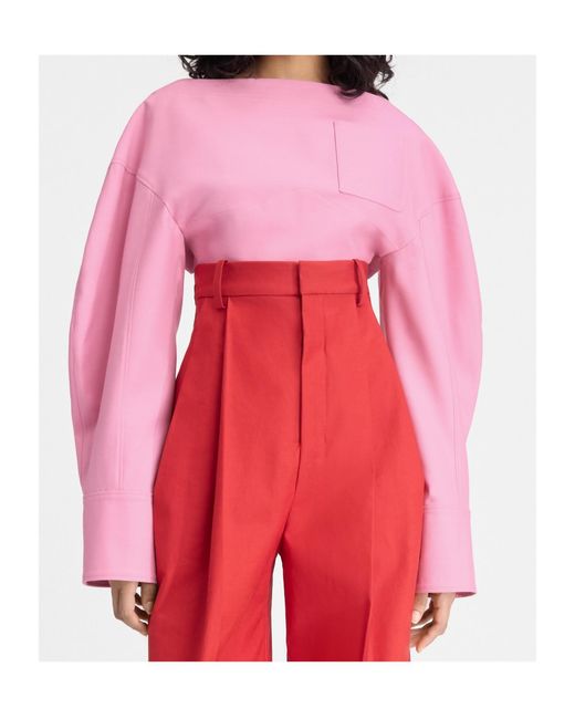 Jacquemus Pink The Casaco Top