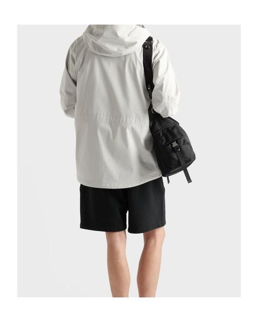 Prada Gray Technical Fabric Jacket for men