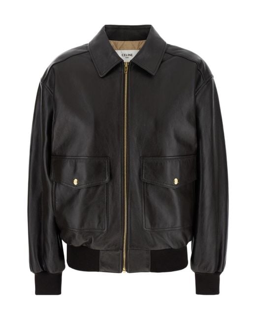 Céline Black Aviateur Jacket