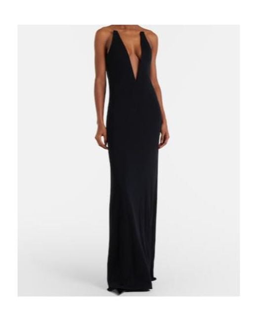 Tom Ford Black Impossible Crêpe Jersey Gown